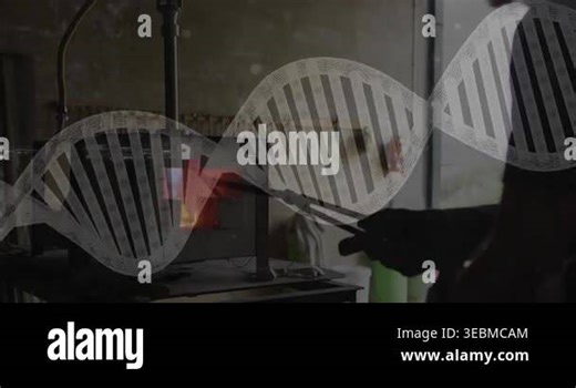 Metalwork craftsman gripping metal inserting into furnace as heat map showing even heating. Artisan, craftsmanship, industrial, innovation, glow, fabrication, heat Stock Video Footage - Alamy