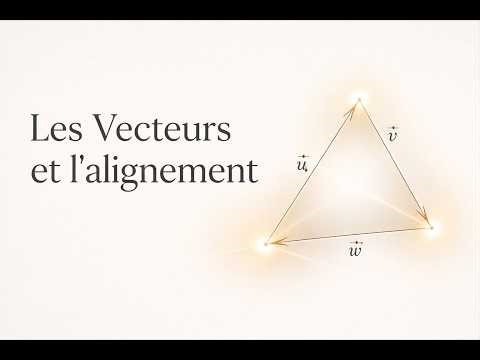 Les Vecteurs 3AC : Prouver l'Alignement de 3 Points (Exercice Corrigé)