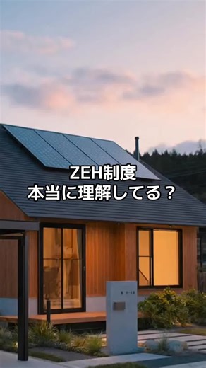 ZEH制度、本当に理解してる？ #注文住宅 #ハウスメーカー 2027年から始まる新しい基準のお話です。 実は複数のグレードに分かれていて、上位になるほど条件が厳しくなります。 ただし補助金も高くなる傾向です。 従来のZEHをさらに進化させた制度で、エネルギー効率を大幅に改善することが目標なんです。 では具体的な条件を見ていきましょう。 第一に、建物の断熱性を強化すること。 次に、太陽光以外のエネルギー消費を大幅に削減します。 さらに再生可能エネルギーを導入して、総合的にはエネルギーを大きく減らす必要があります。 この制度で最も注目すべき変更が、蓄電池の導入義務化です。 エネルギーを効率よく管理するシステムと、一定容量以上の蓄電池設置が必須になります。 発電した電気を蓄えて、夜間や緊急時に活用する仕組みが求められるということです。 これを満たさなければ、補助対象外になる可能性があります。 現在のところ、蓄電池の導入率はまだ低い水準です。 そのため今後、国が導入支援の補助制度を充実させる可能性は十分あります。 ただし補助金を前提とした家づくりは、あまりおすすめできません。