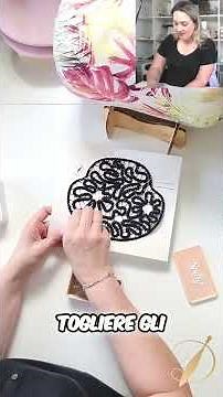 Merletto a Tombolo Reel Tutorial: Rimozione Spilli & Cucitura finale Borsetta Clic-Clac