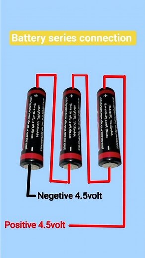 battery series connection#diy #shortvideos #shorts #experiment #trending #viralvideo