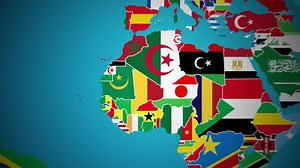 Mali map flag country nation outline world motion graphics animation