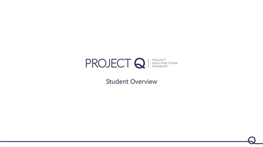 Project Q Student overview