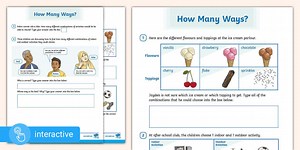 Interactive PDF: White Rose Maths Supporting Year 3: Spring Block 1 Number Multiplication and Division: How Many Ways?