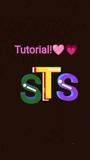 sts tutorial 🩷💗🌟💗🩷🌟🩷🌟💗🌟