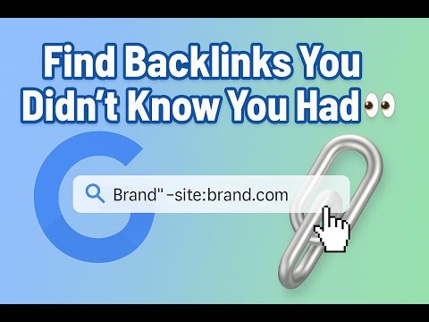 Quick SEO Trick: Find Backlinks You Didn’t Know You Had 👀