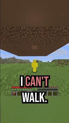 Minecraft, But I Can’t WALK