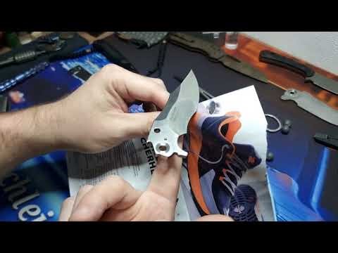 Echtzeitschliff schleifen vom Recurve/Tanto auf der Tormek T8