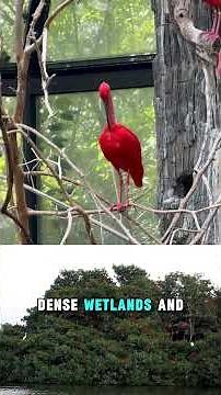 Scarlet Ibis | Narrated Animal Profile | One of the Reddest Birds on Earth