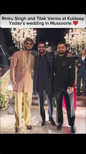 Rinku Singh & Tilak Varma on the Dhol! 🥁🔥 #KuldeepYadavWedding