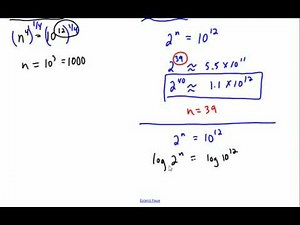 Algorithms: Time Complexity Calculations