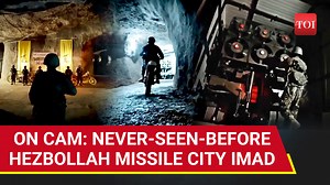 Hezbollah, the Islamic resistance in Lebanon, has released a new video amid growing war fears. The video reveals a sophisticated underground facility and an extensive tunnel network, including the Imad 4 facility showcasing the group's missile capabilities. Hezbollah fighters are seen preparing for a mission on bikes, with missile trucks moving through the area. Titled "Our Mountains, Our Strongholds," the video features a quote: "Prepare against them whatever you can of power." It includes exce