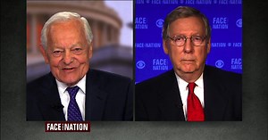 Sen Mitch McConnell, R-Kentucky, discusses the possibility of other legislation tied to the debt ceiling debate, along with other Senate priorities