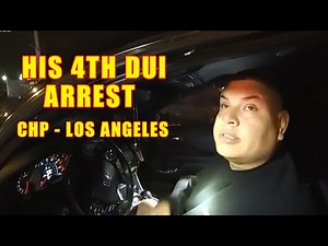 Speeding at 90 MPH Leads to Man's 4th DUI Arrest #CHP