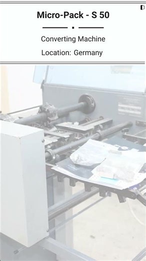 🔥 FOR SALE | Micro Pack S-50 Converting Machine (Used) @Machinedalal