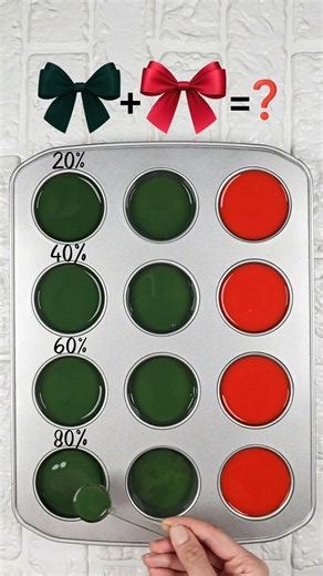 What Happens When You Mix Green and Red? 🎨 4 Beautiful New Colors! #colorpalette #colorconcept #art