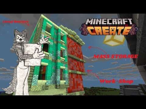 My New apartment building!!!! Minecraft Create smp with friends ep5