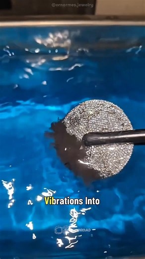 This Ultrasonic Cleaner Makes Jewelry Shine Like NEW in Seconds! #ViralScience #SatisfyingShorts