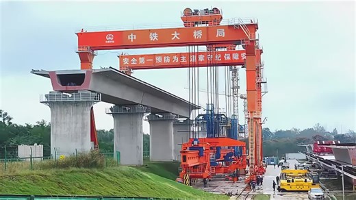 #bridgeconstruction #bridge #hsr #boxgirder #beamerector | Handan China Railway Bridge Machinery Co.,Ltd
