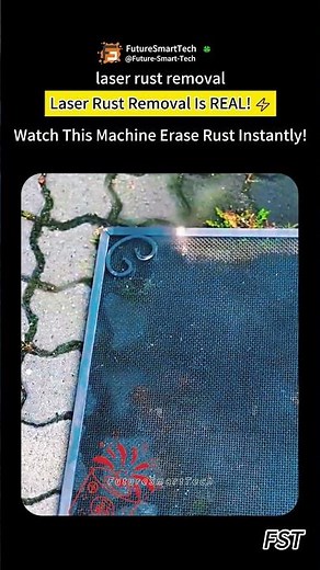 Laser Rust Removal Is REAL! ⚡ Watch This Machine Erase Rust Instantly!