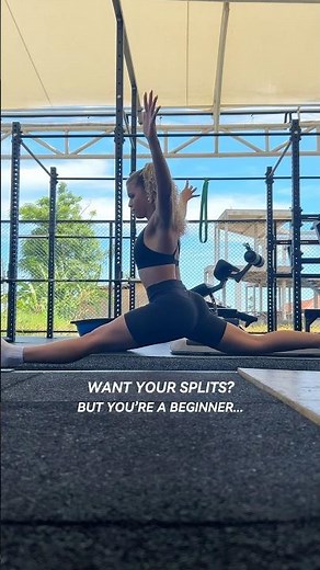 🤷‍♀️ How to do FRONT SPLITS for BEGINNERS ✨