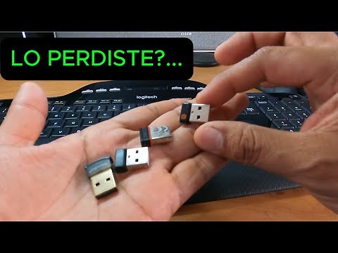 Recuperar Teclado o Mouse si se te perdio tu Usb receptora Key de marca Logitech!!!...Suscríbete!!!