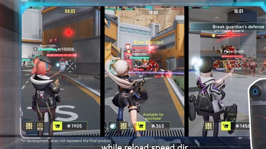 二次元射击游戏《PROJECT N.E.T.》8.14预告演示