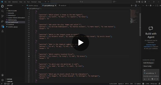 #internshipproject #onlinequizplatform #pythondevelopment #studentintern #projectbasedlearning #programmingskills #learningexperience #codingjourney #vertexdevelopment | Sreeram Ganesh S