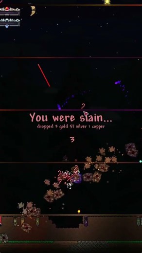 have you ever died AND beat the boss before 🧐 #terraria #calamitymod #destroyer