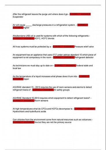 SkillCat EPA 608 Latest Update Actual Exam from Credible Sources with 400 Questions and Verified Cor