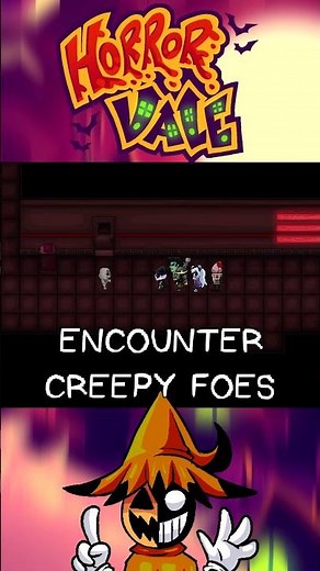 These enemies are CREEPY!!! #horrorvale #indiegame #rpgmaker #horror