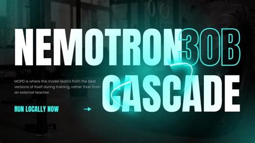 Nemotron Cascade 30B-A3B: NVIDIA s Gold Medal IMO Model Locally with MOPD | Fahd Mirza