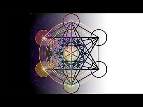 Geometría SAGRADA 🥰 como dibujar el cubo de METATRON paso a paso