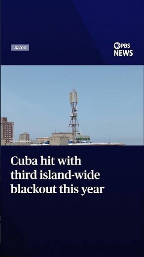 WATCH: Cuba hit with third island-wide blackout this year