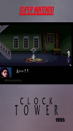 Clock Tower · SNES · Human Entertainment, 1995 #retrogaming #nostalgic | NoSoloBits