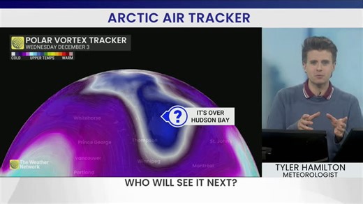 Arctic air tracker: Following the polar vortex across Canada