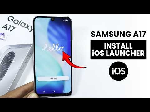 How to Install iOS Launcher in Samsung A17 - Setup iOS Launcher