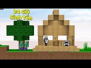 SlenderMan - 24 GIỜ SINH TỒN TRÊN THẾ GIỚI PHẲNG(2D) CÓ BẪY KIM CƯƠNG TRONG MINECRAFT