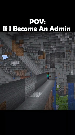 When You Become Admin in Minecraft (POV) #shorts