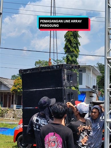 Pemasangan Line Array Panggung untuk Acara Berkualitas