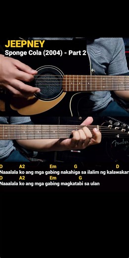 13K views · 139 reactions | Jeepney - Sponge Cola (2004) Easy Guitar Chords Tutorial with Lyrics Part 2 SHORTS REELS  #DocOTEPStudio #Guitar #GuitarTutorial #ChordsAndLyrics | Doc OTEP Studio | Facebook