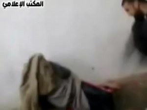 FEMALE! PRISONER IS BEATEN AND TORTURED BY SYRIAN CAPTORS