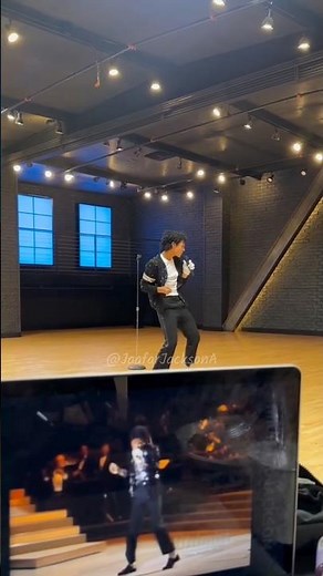 Jaafar Jackson Rehearses Michael Jackson’s Billie Jean and Recreates the Moonwalk | #michaelmovie