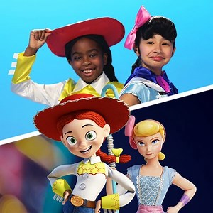 22K views · 266 reactions | Have fun with your toy gang and recreate these hairstyles inspired by Bo Peep & Jessie from Toy Story 4! 鸞 | Disney Family | Facebook