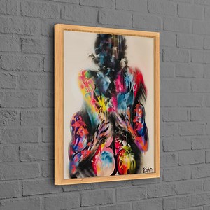 Graffiti Wall Decor, Sexy Couple Art, Contemporary Art Decor, Couple Graffiti Canvas Print, Erotic Canvas Decor, Handmade Gift, - Etsy