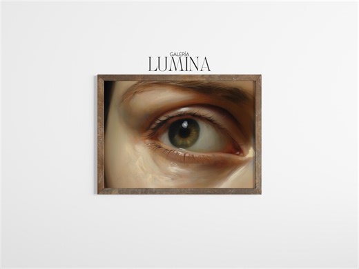 Close up Human Eye Oil Painting (digital Printable Art   Frame TV Art) 1808 - Etsy