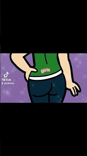 pretty girls walk like this #animatedcartoon #cartoon #girl #animation