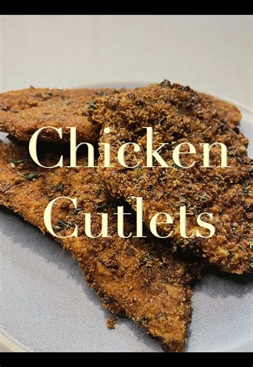 Crispy Homemade Breaded Chicken Cutlets Recipe