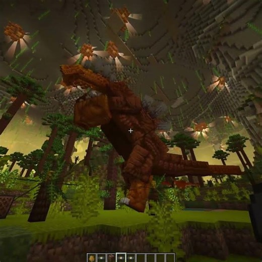 Dinosaur Dancing To Gangnam Style #minecraft