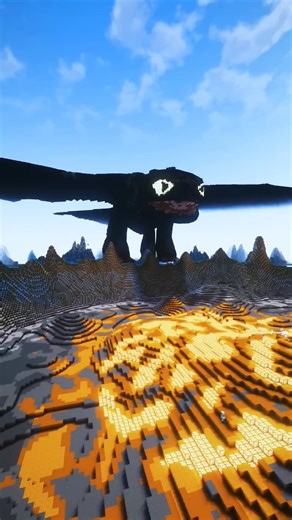 DiaMond on Instagram: "Minecraft Toothless Build Timelapse 🤯 #minecraft #satisfying #httyd #structuro"